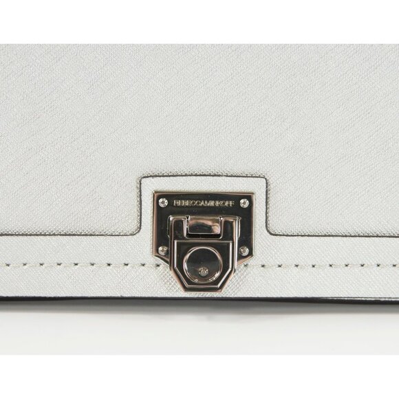 Rebecca Minkoff Silver Saffiano Madison Crossbody - Picture 7 of 13